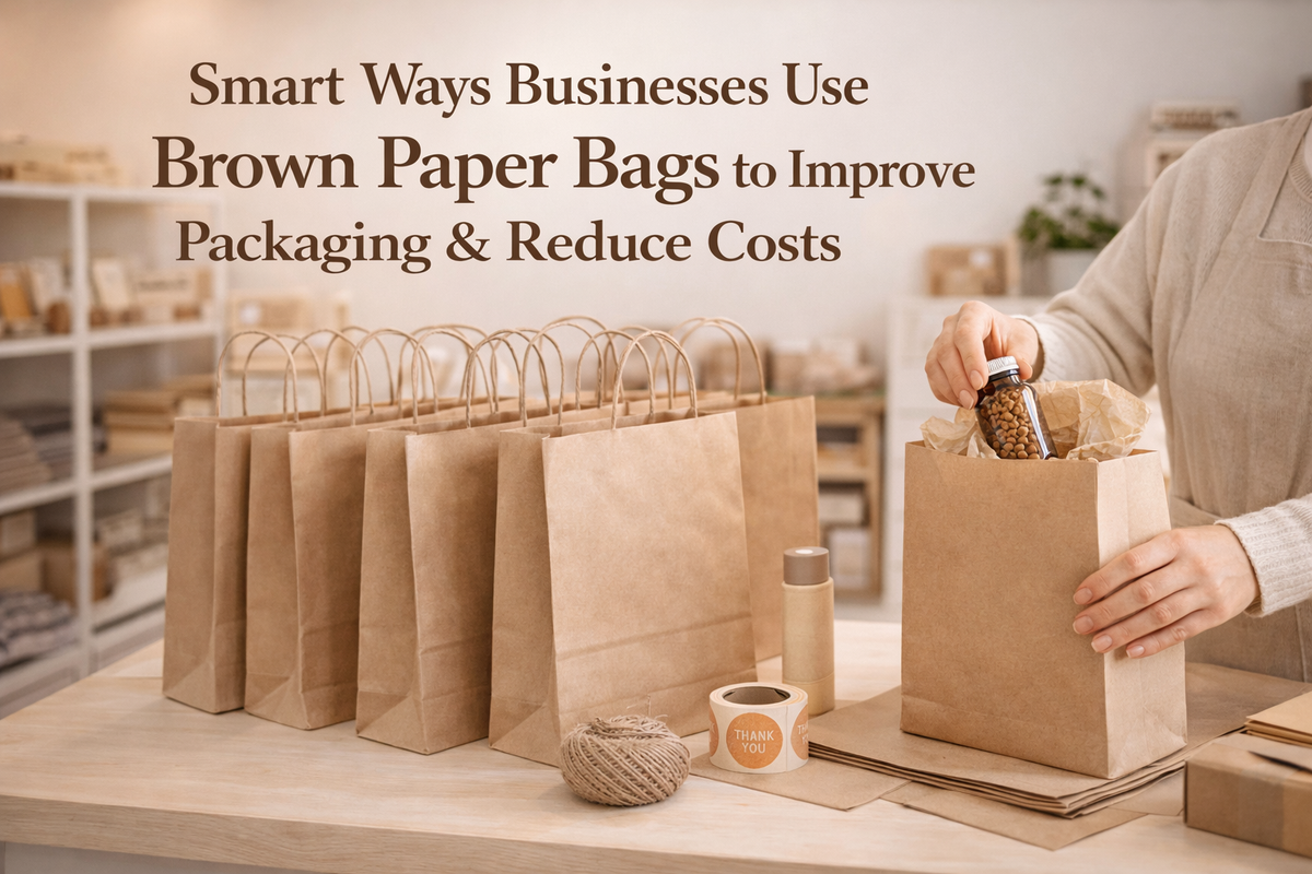 Smart Ways Businesses Use Brown Paper Bags to Improve Packaging & Reduce Costs