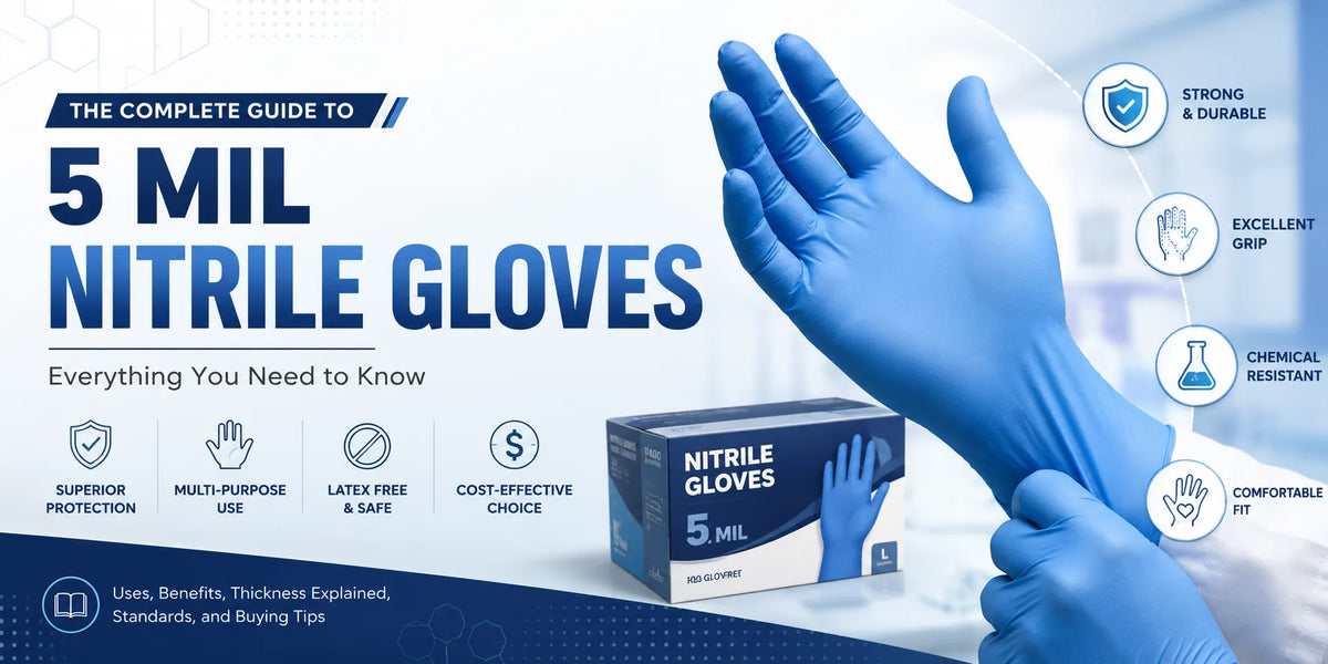 The Complete Guide to 5 Mil Nitrile Gloves