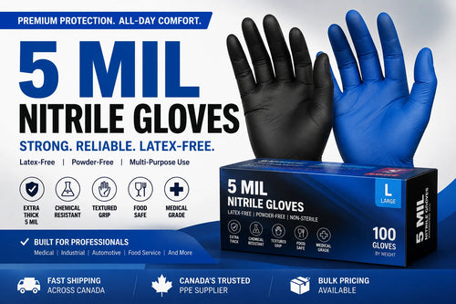 5 mil nitrile gloves