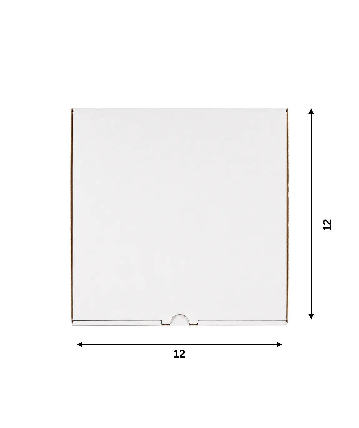 12" x 12" - Custom White Pizza Boxes