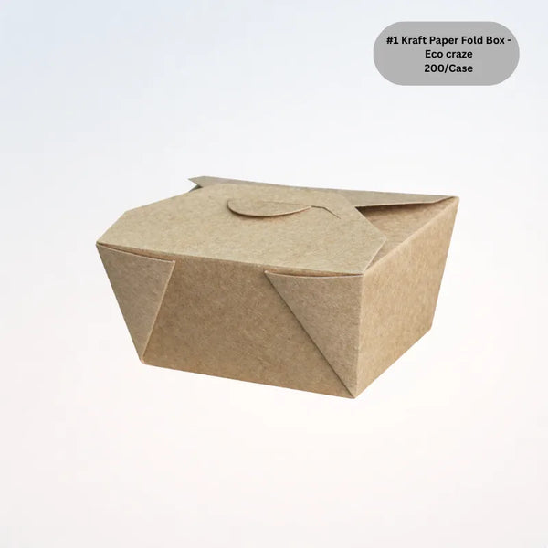 #1 Kraft Paper Fold Box - Eco craze
