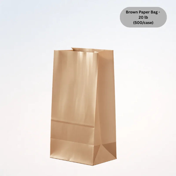 Brown Paper Bag - 20 lb