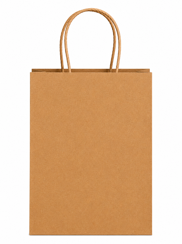 Custom Printed Cub Kraft Paper Bags (8.5