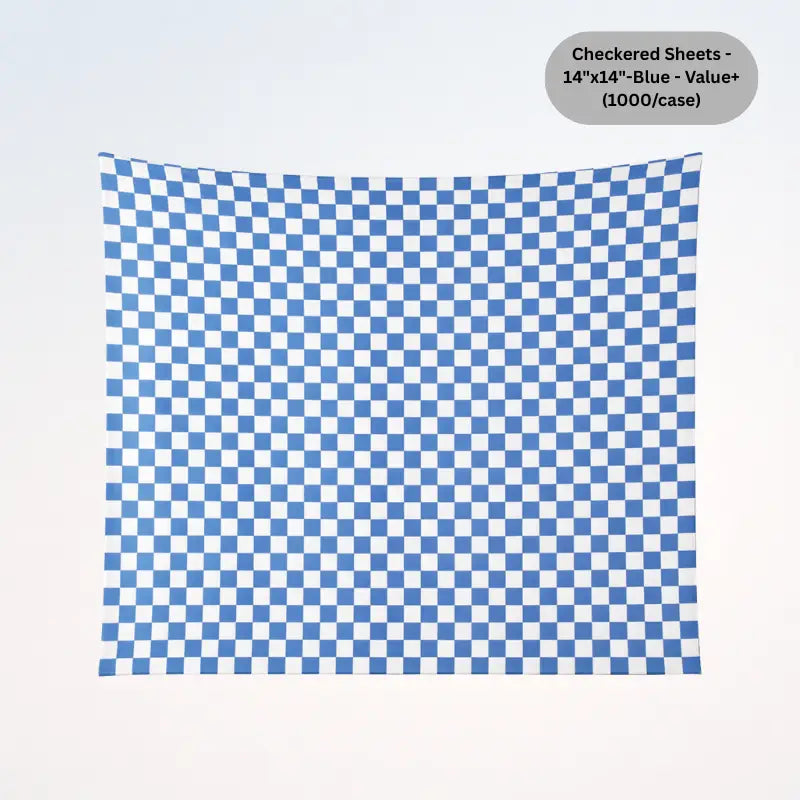 Checkered Sheets - 14"x14"- Black - Value+