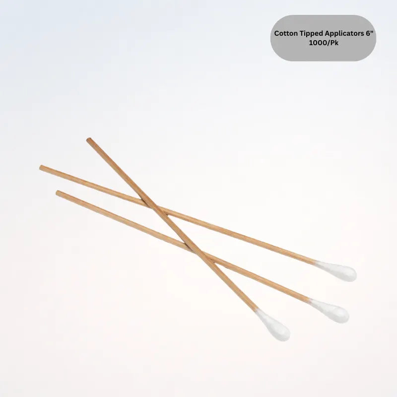 Cotton Tipped Applicators 6" 1000/Pk