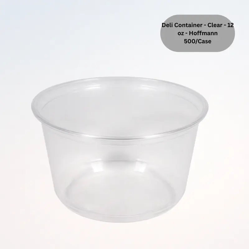 Deli Container - Clear - 12 oz - Hoffmann