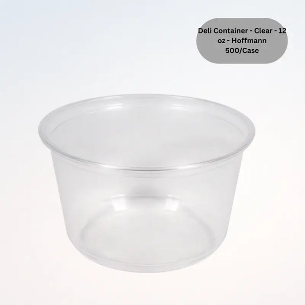 Deli Container - Clear - 12 oz - Hoffmann