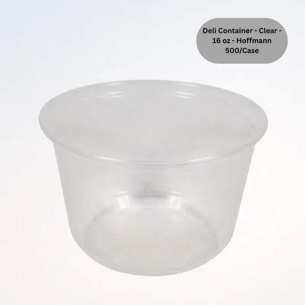 Deli Container - Clear - 16 oz - Hoffmann