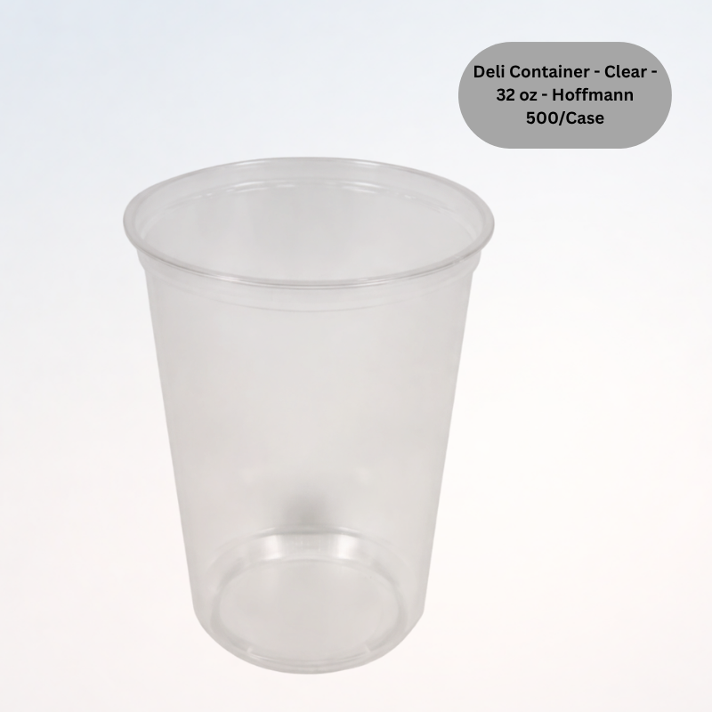 Deli Container - Clear - 32 oz - Hoffmann