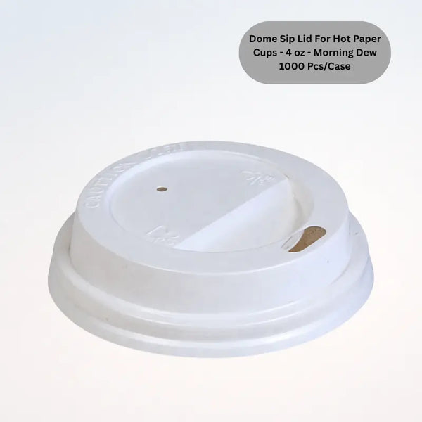 Dome Sip Lid For Hot Paper Cups - 4 oz - Morning Dew