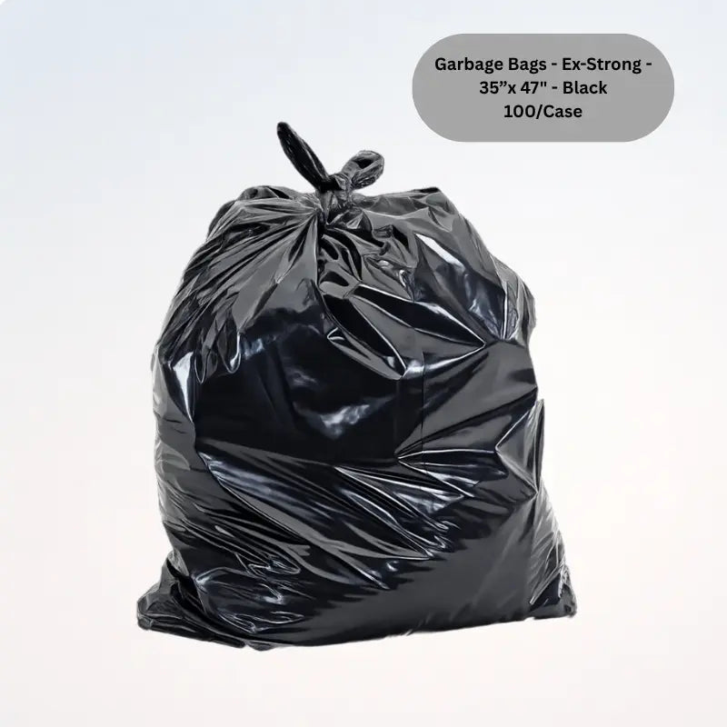 Garbage Bags - Ex-Strong - 35”x 47" - Black