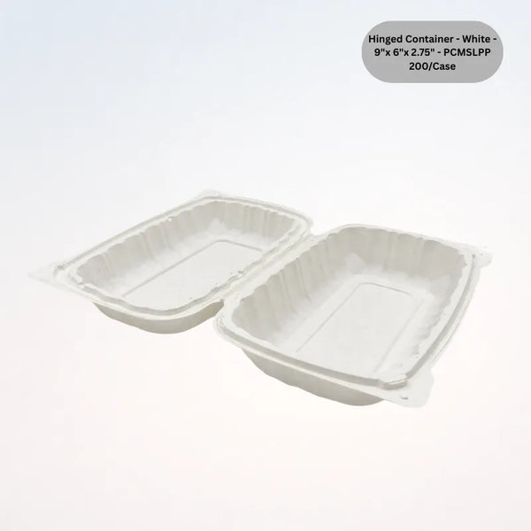 Hinged Container - White - 9