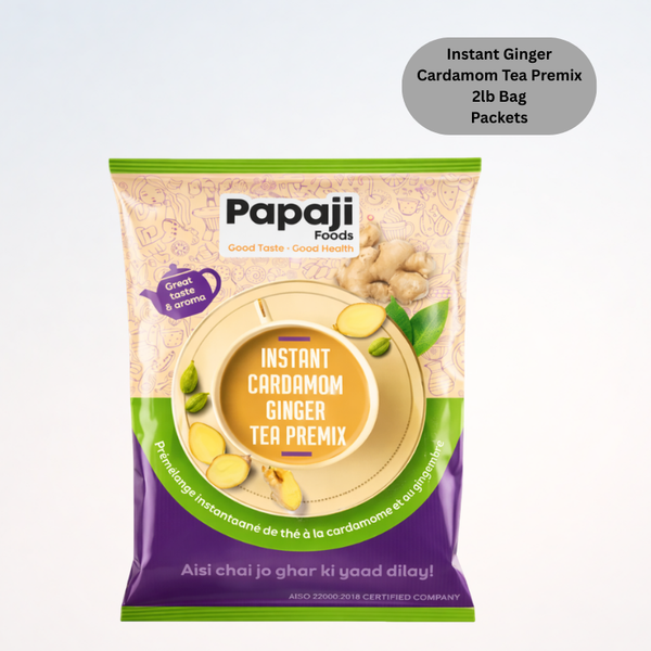 Instant Ginger Cardamom Tea Premix 2lb Bag