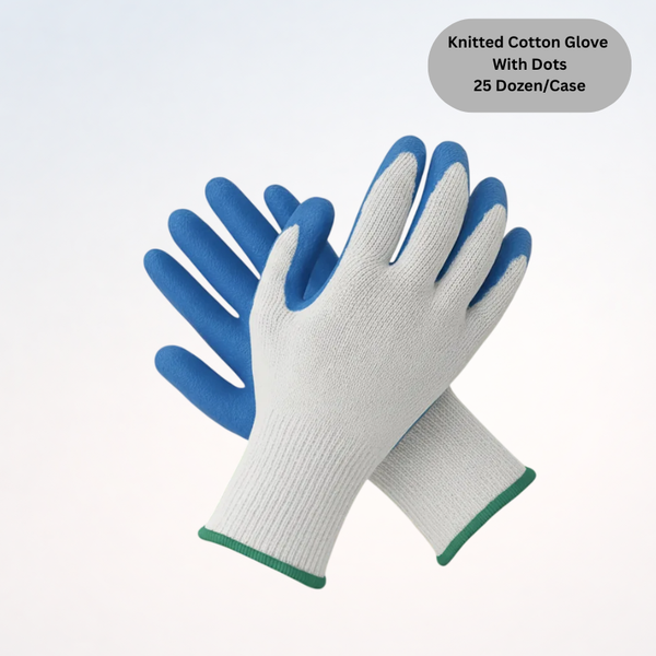 Breathable Polyester/Cotton Knit Work Gloves