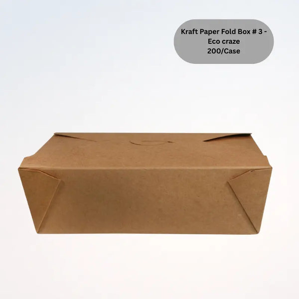 Kraft Paper Fold Box # 3 - Eco craze