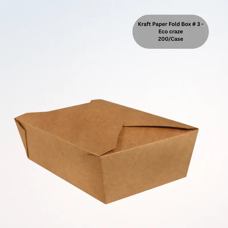 Kraft Paper Fold Box # 3 - Eco craze