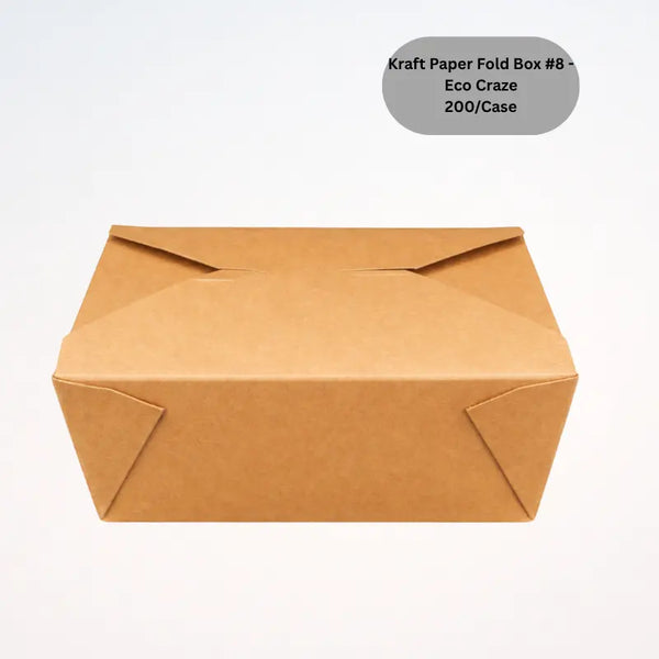 Kraft Paper Fold Box #8 - Eco Craze