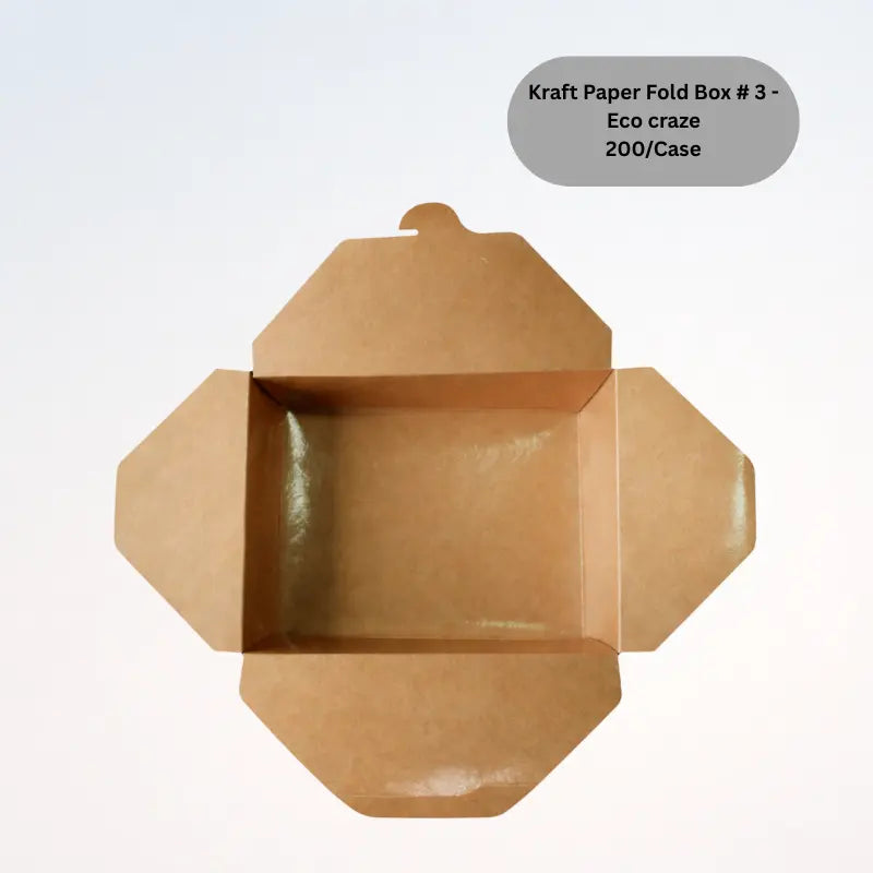 Kraft Paper Fold Box # 3 - Eco craze