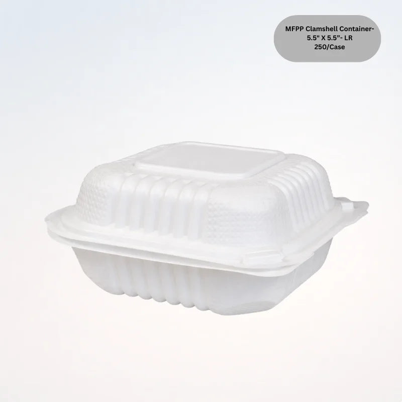 MFPP Clamshell Container- 5.5" X 5.5”- LR