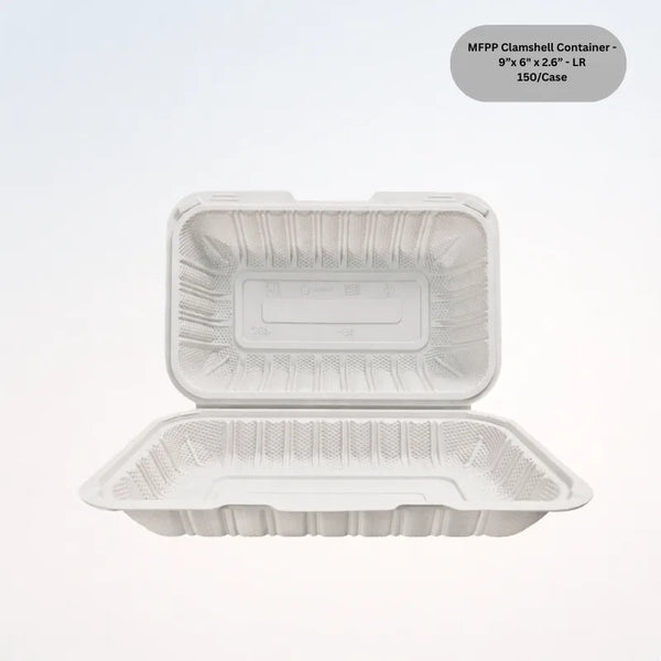 MFPP Clamshell Container - 9”x 6