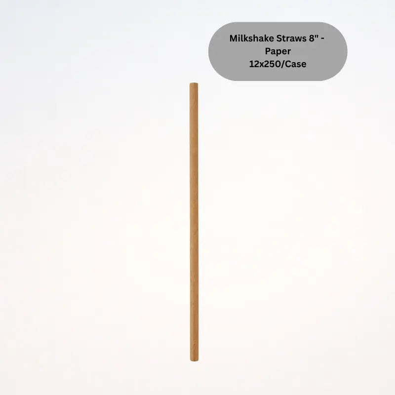 Milkshake Straws 8" - Paper