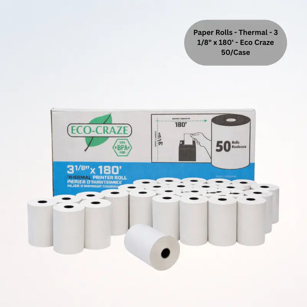 Paper Rolls - Thermal - 3 1/8