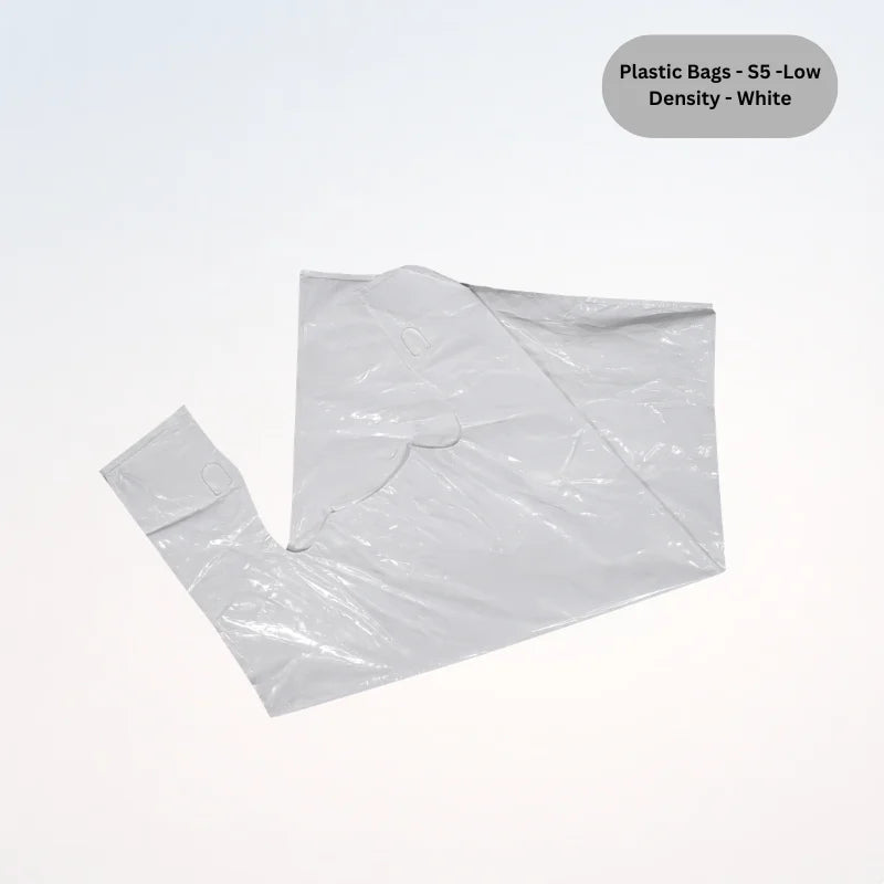 Plastic Bags - S5 -Low Density - White
