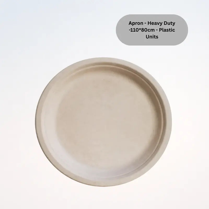 Round Plates Natural 10” - Bagasse - Eco-Craze