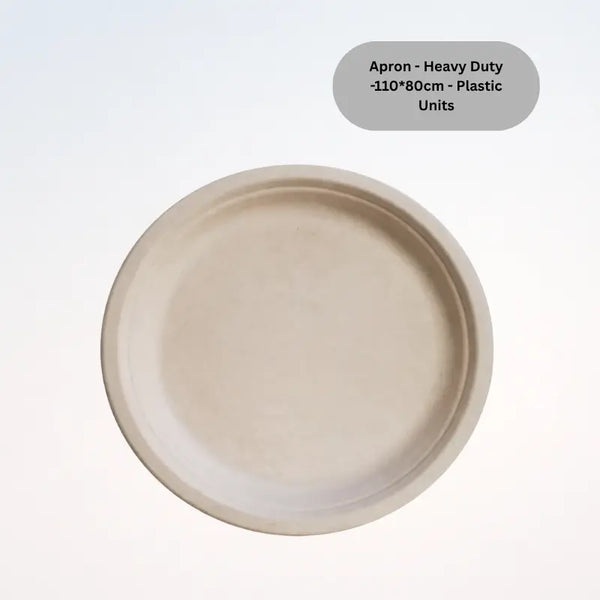 Round Plates Natural 10” - Bagasse - Eco-Craze