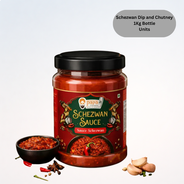 Schezwan Dip and Chutney 1Kg Bottle
