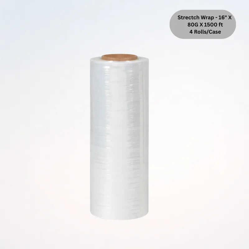 Strectch Wrap - 16" X 80G X 1500 ft