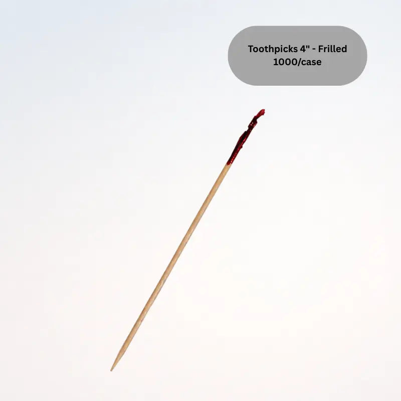 Toothpicks 4" - Frilled