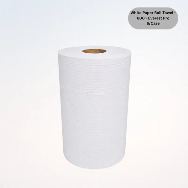 White Paper Roll Towel - 600'- Everest Pro