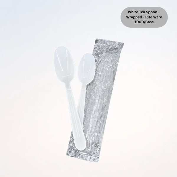 White Tea Spoon - Wrapped - Rite Ware