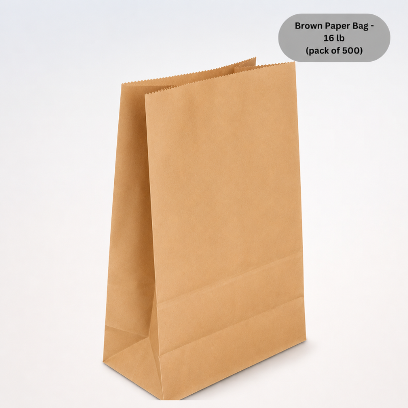 Brown Paper Bag - 16 lb