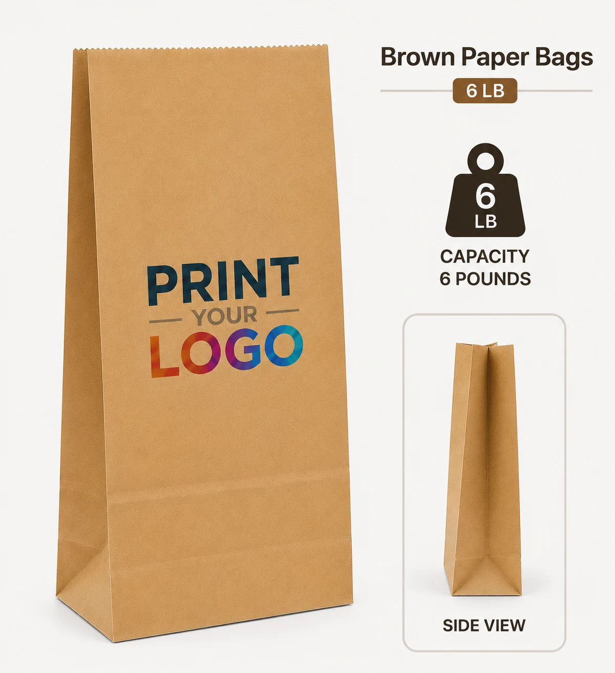 Customised Paper bag 6 lb