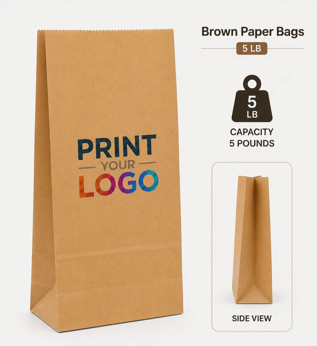 Customised Paper bag 5 lb