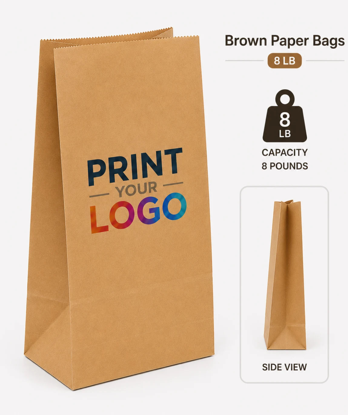 Customised Paper bag 8 lb