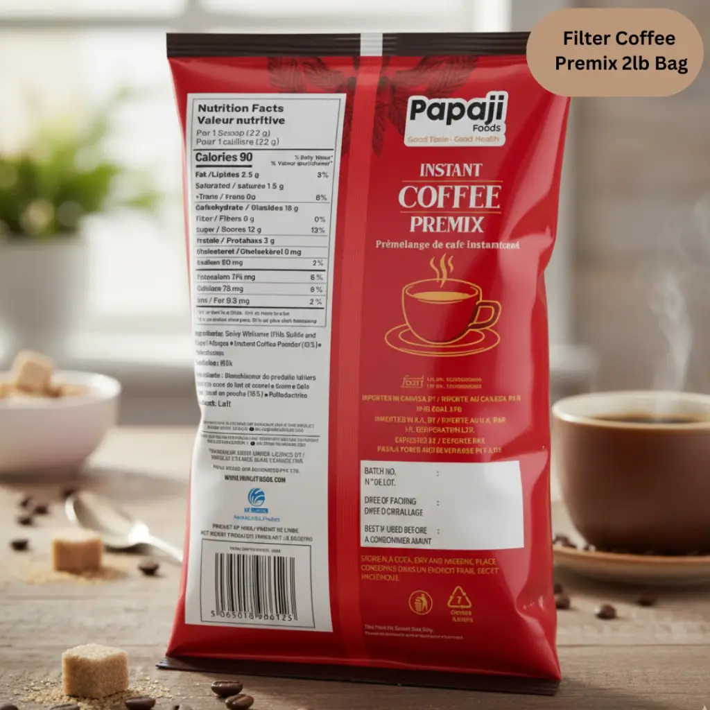 Filter Coffee Premix 2lb Bag BACK.webp