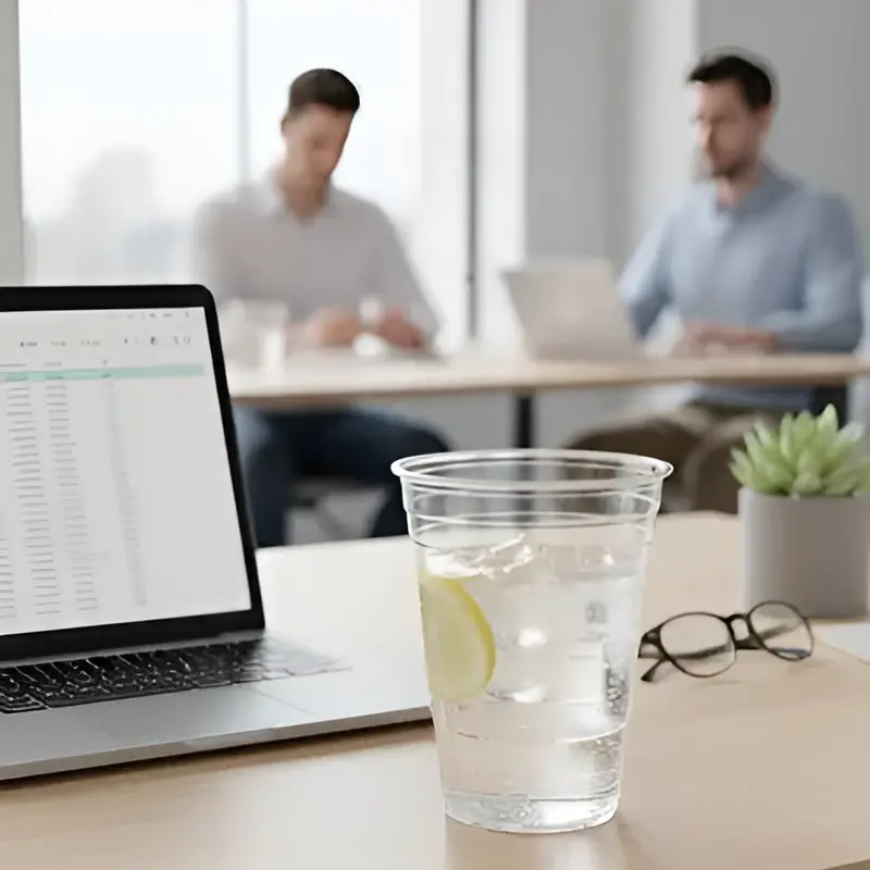 10 OZ Transluent plastic cups in office use (1).webp