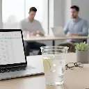 10 OZ Transluent plastic cups in office use (1).webp