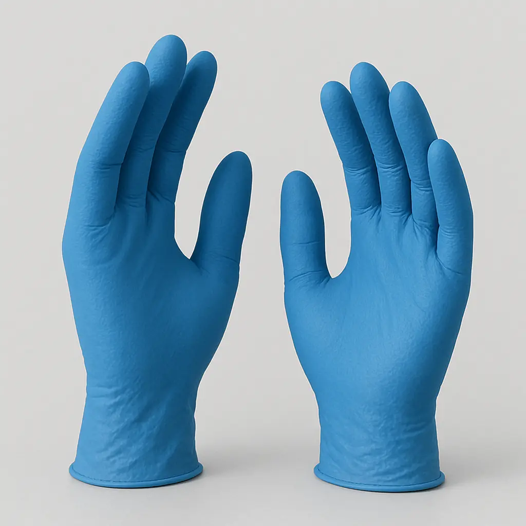 Blue Nitrile Exam Gloves - 5 Mil TouchFlex