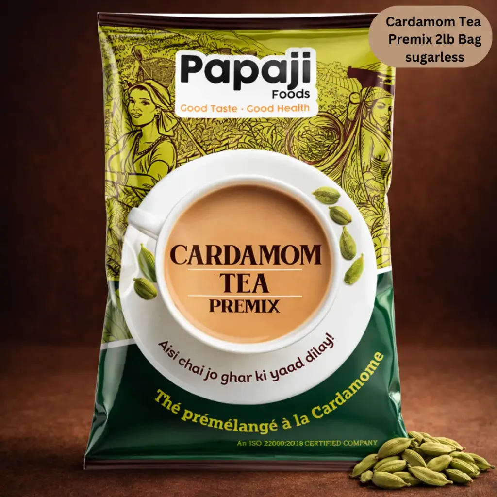 [DEFAULT87] Cardamom Tea Premix 2lb Bag (Sugar Less)