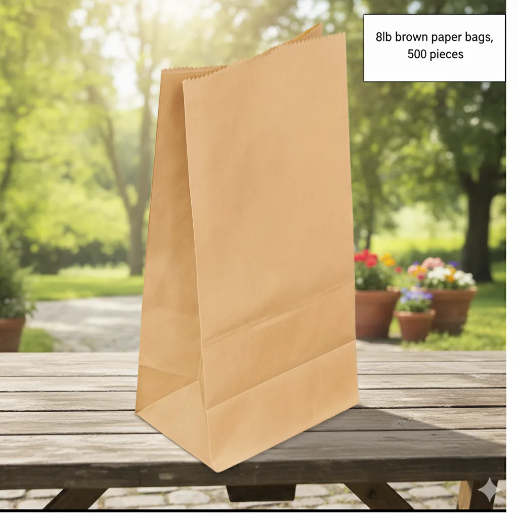 [BPBG08] #8 lb Brown Paper Bags