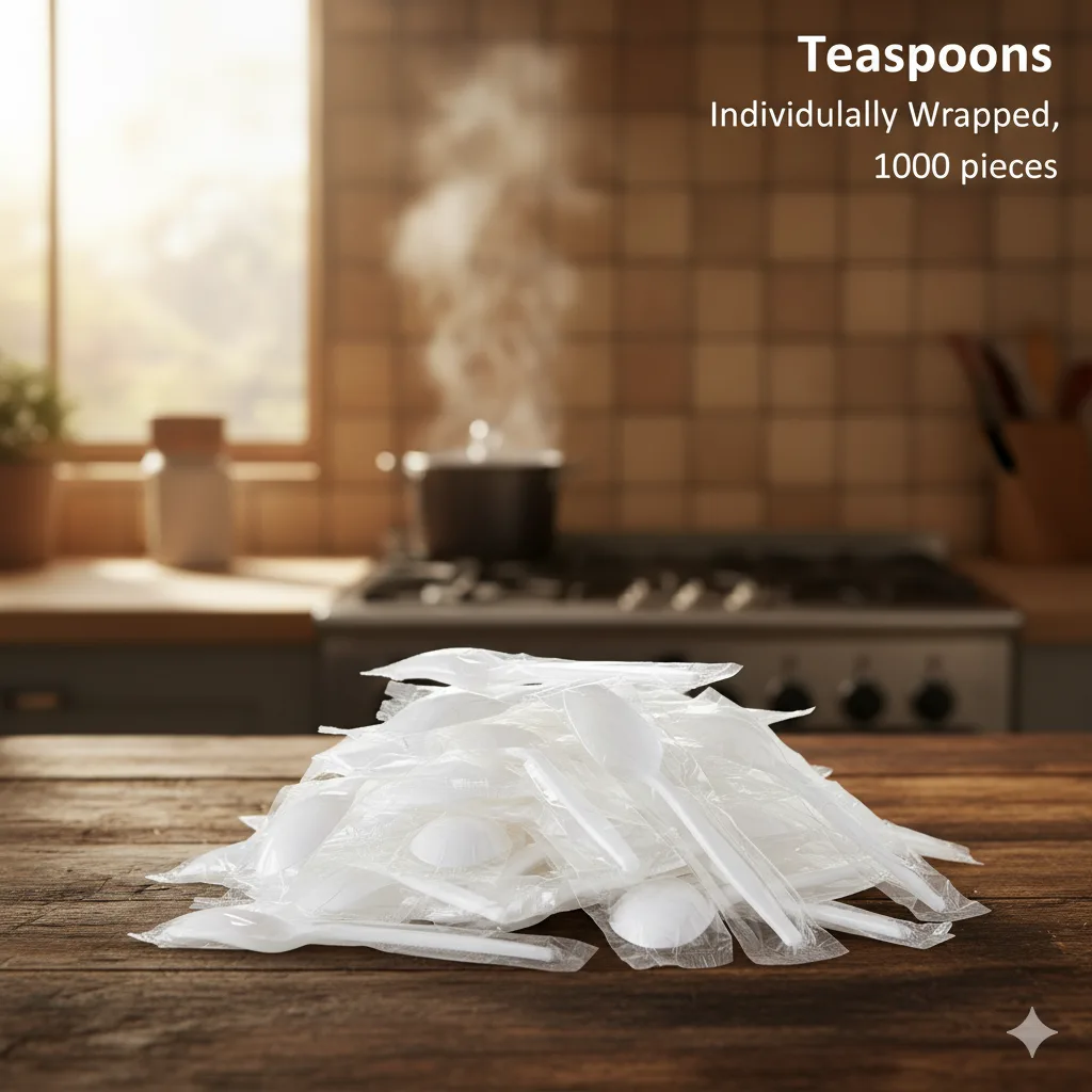 Teaspoons Individually Wrapped 