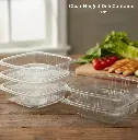 Clear Hinged Deli Container - 24 oz