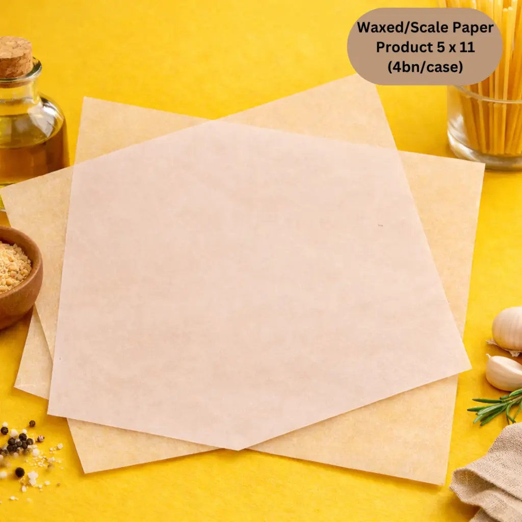 Waxed/Scale Paper Product 5 x 11 (4bn/case)