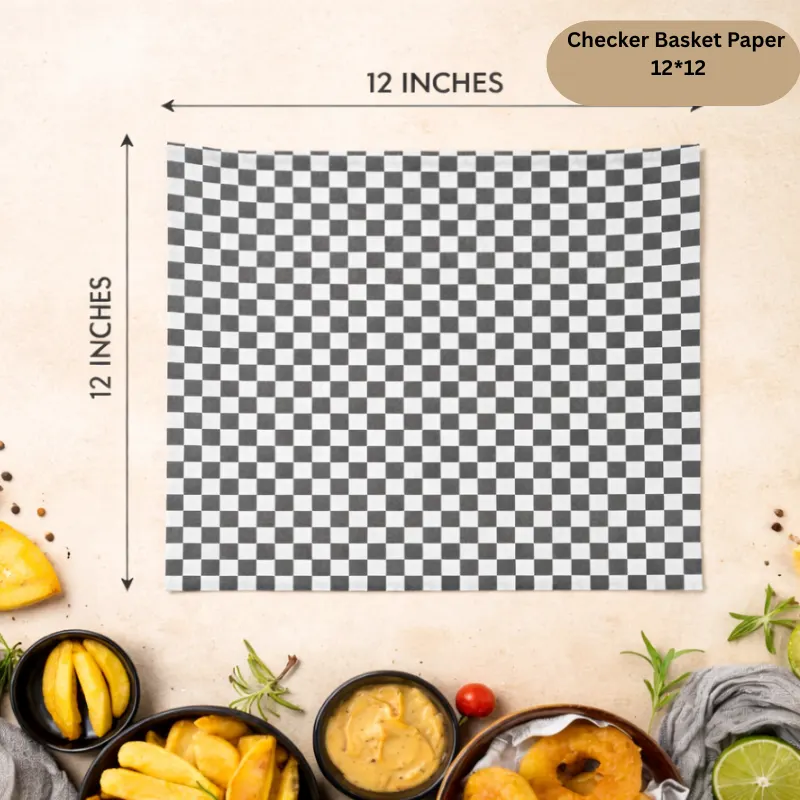 Checker Basket Paper 12*12