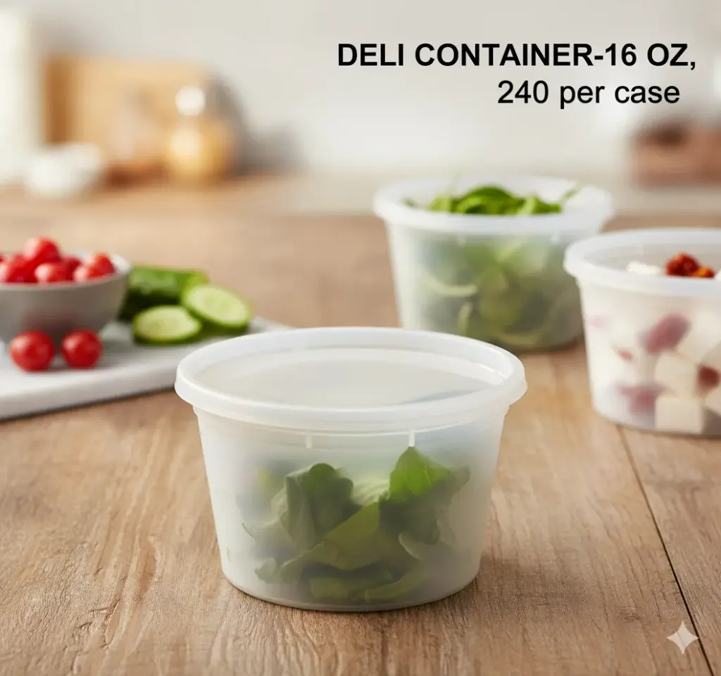 Deli Container with Lids  - 16oz 