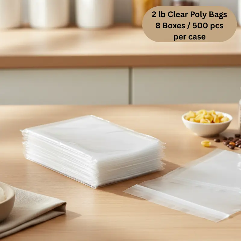 2lb Clear  Poly Bag  